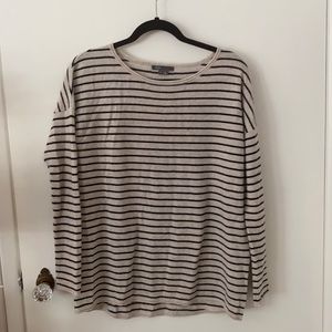 Vince Wool Cashmere Striped Sweater